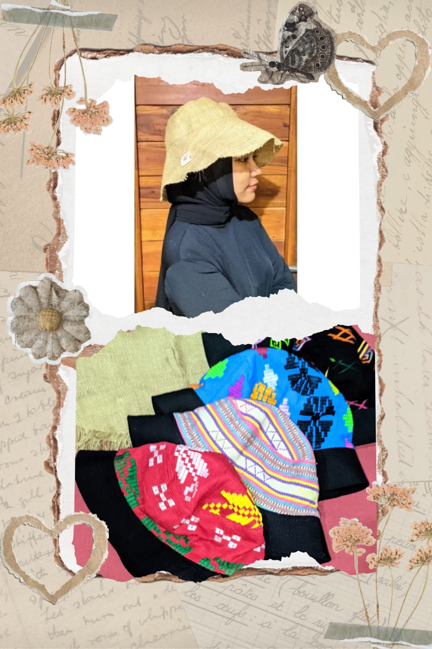 Bucket Hat Tenun dan Cordu